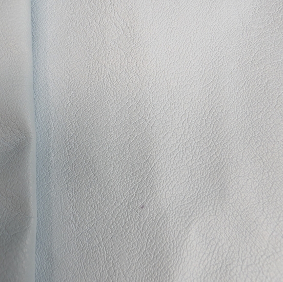 Francesca’s Paige Vegan Leather Light Blue Side Buckle Mini Skirt S - Picture 15 of 16